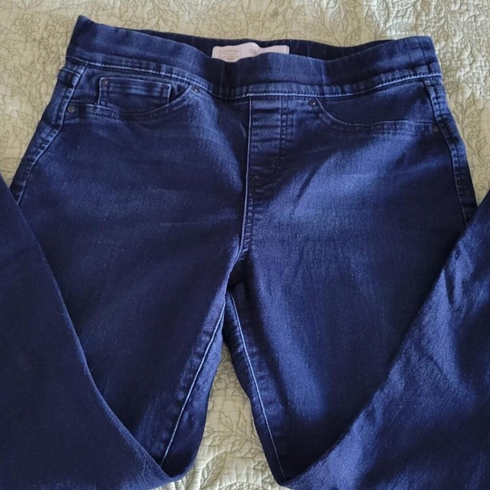 Signature by Levi Strauss Women's Dark Blue Skinny Jeans